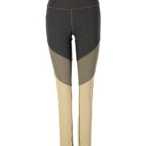 Outdoor Voices Women’s Leggings Size XS Colorblock Workout Pants Gray Pale Green